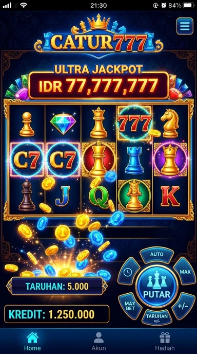 Pratinjau antarmuka catur777 — aplikasi APK resmi Android v5.3.9